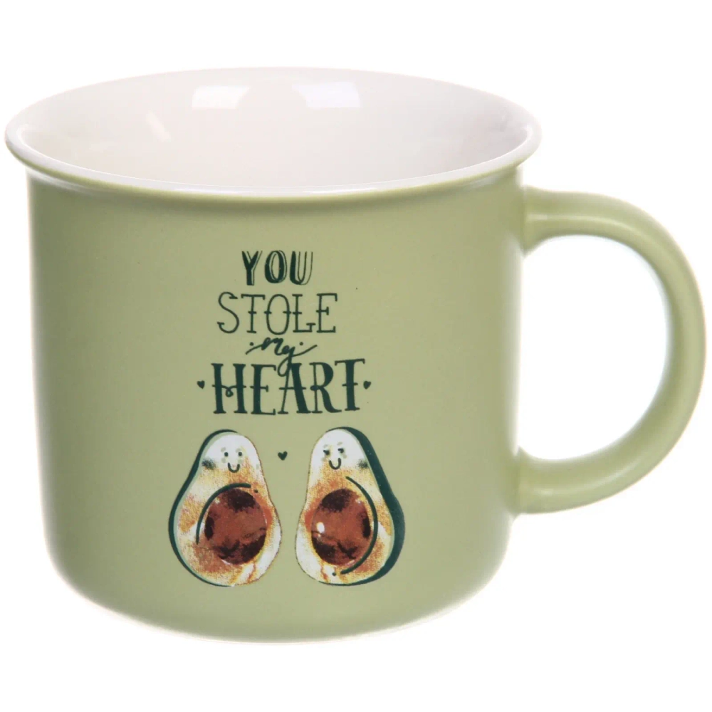 Кружка керамическая 390мл «Авокадо» в подарочной коробке