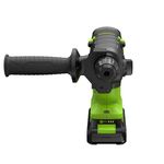 Перфоратор акк. Greenworks RH324, 24V, б/щет, SDS+, 2 Дж, 4500 уд/мин, 24 мм,1х2Ач,ЗУ (3803007CUA)