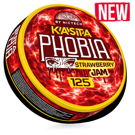 KASTA PHOBIA STRAWBERRY JAM (125 МГ) - КЛУБНИЧНЫЙ ДЖЕМ