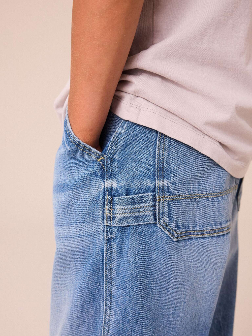 Джинсы для мальчика Next B47-948, Голубой