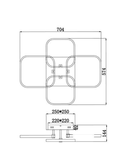 Потолочный светильник Freya FR10018CL-L51W