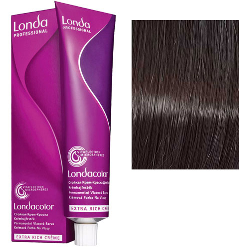 Londa Professional Стойкая крем-краска дл волос, 4/0 шатен, 60 мл