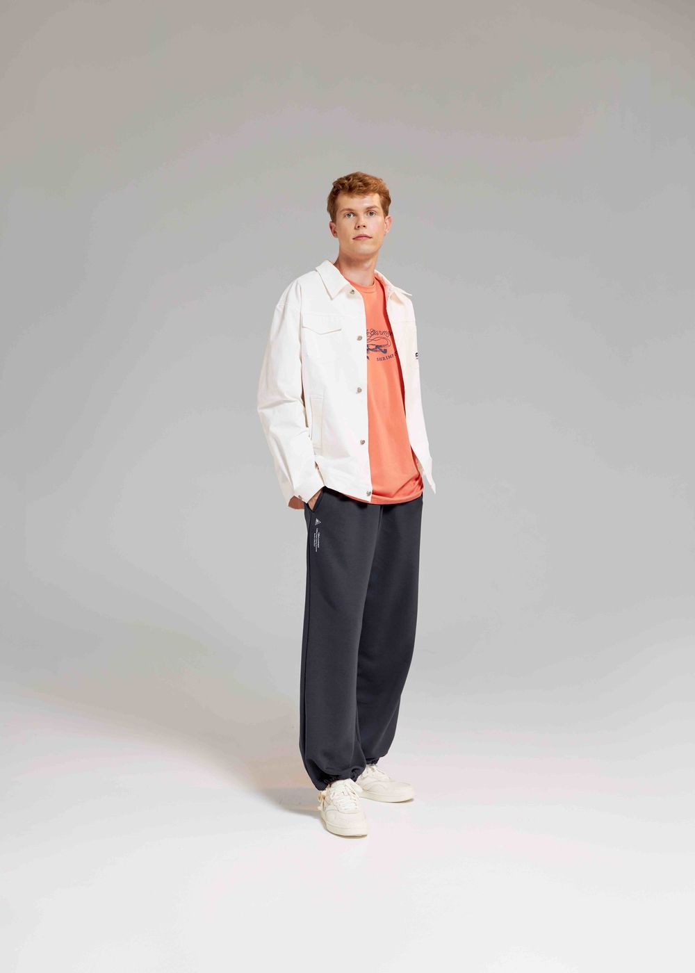 Футболка Called a Garment Shrimp коралловая