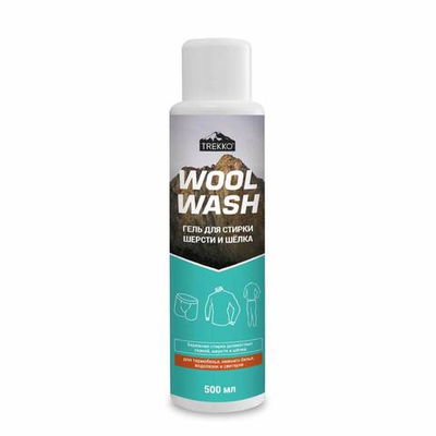 Гель для стирки деликатных тканей, шерсти и шелка Trekko Wool Wash 500 мл