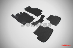 Резиновые коврики с высоким бортом для Seat Leon III 2013-н.в. Seintex.84026