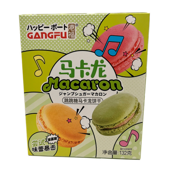 Печенье макаруны Gangfu со вкусом чая Маття