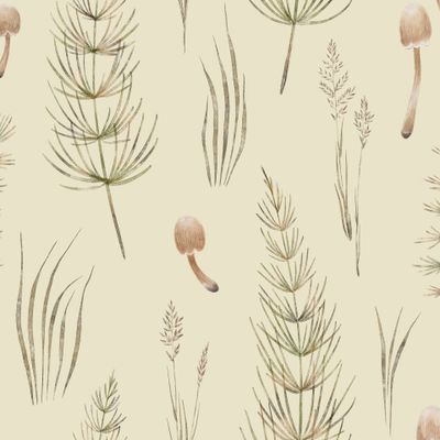 Хвощи и поганки зеленый