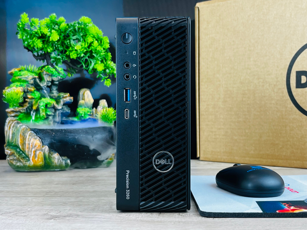 Мини-ПК Intel Dell Precision 3260 compact Core i7-12700 Intel UHD Graphics 770, Windows 11 Pro, черный