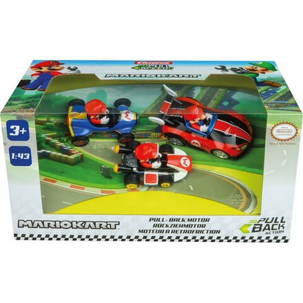 Carrera Pull & Speed - Три машинки Nintendo Mario Kart 3-pack 13016 / артикул   13016  / GTIN 9003150115823