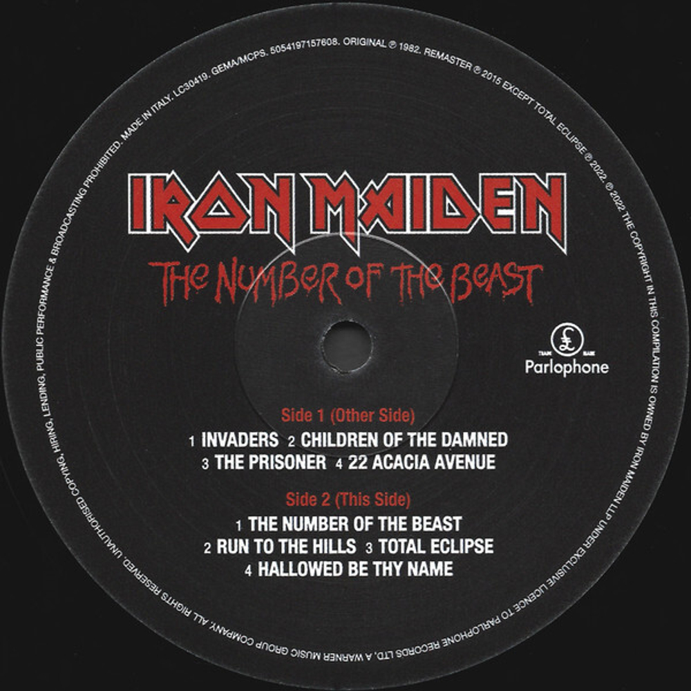Iron Maiden / The Number Of The Beast / Beast Over Hammersmith (3LP)