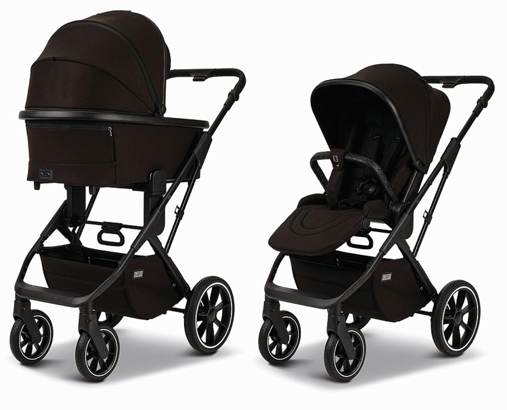 Коляска Moon Piu 2 в 1 Black