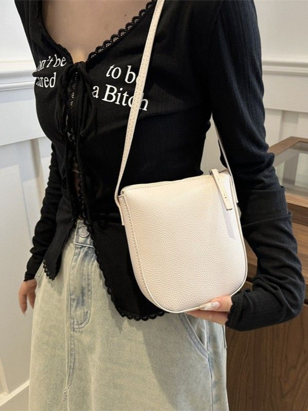 сумка женская натуральная кожа через плечо кросс боди маленькая