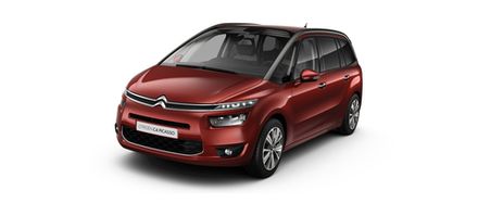 Багажники на Citroen C4 Grand Picasso II 2013-2019 низкие рейлинги