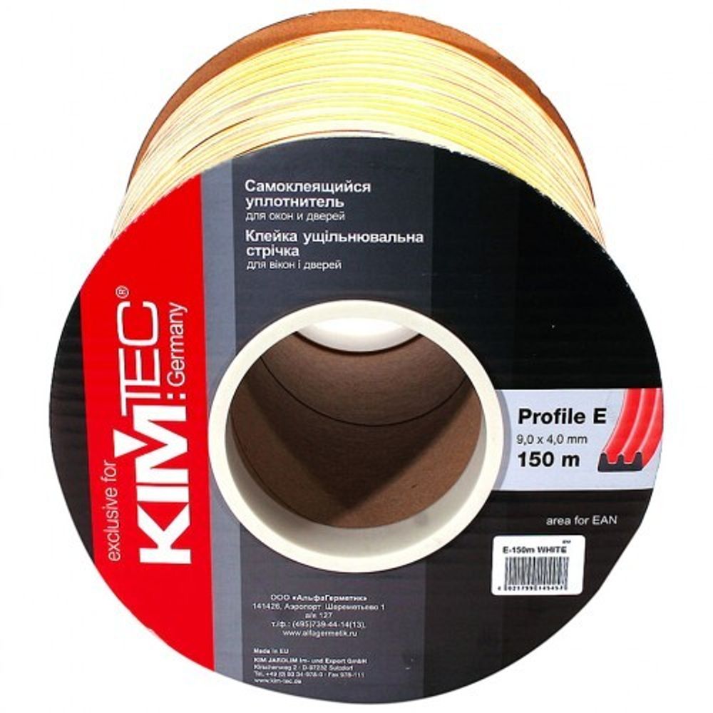 Уплотнитель E-150 белый KIMTEC (бухта)