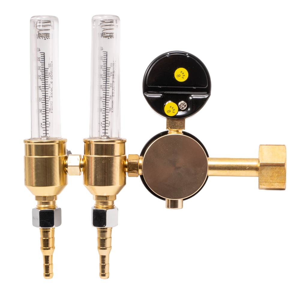 Регулятор расхода газа У 30/АР 40 КР Р2 с 2 ротаметрами - 15/- МПа, вх. G3/4"; вых. М16х1,5; 2*30 л/