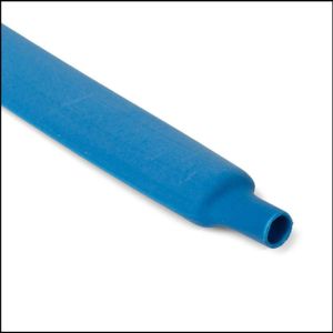 Трубка термоусадочная изолирующая 30/15мм синяя 1м-25шт. КВТ. Упаковка 25 шт.