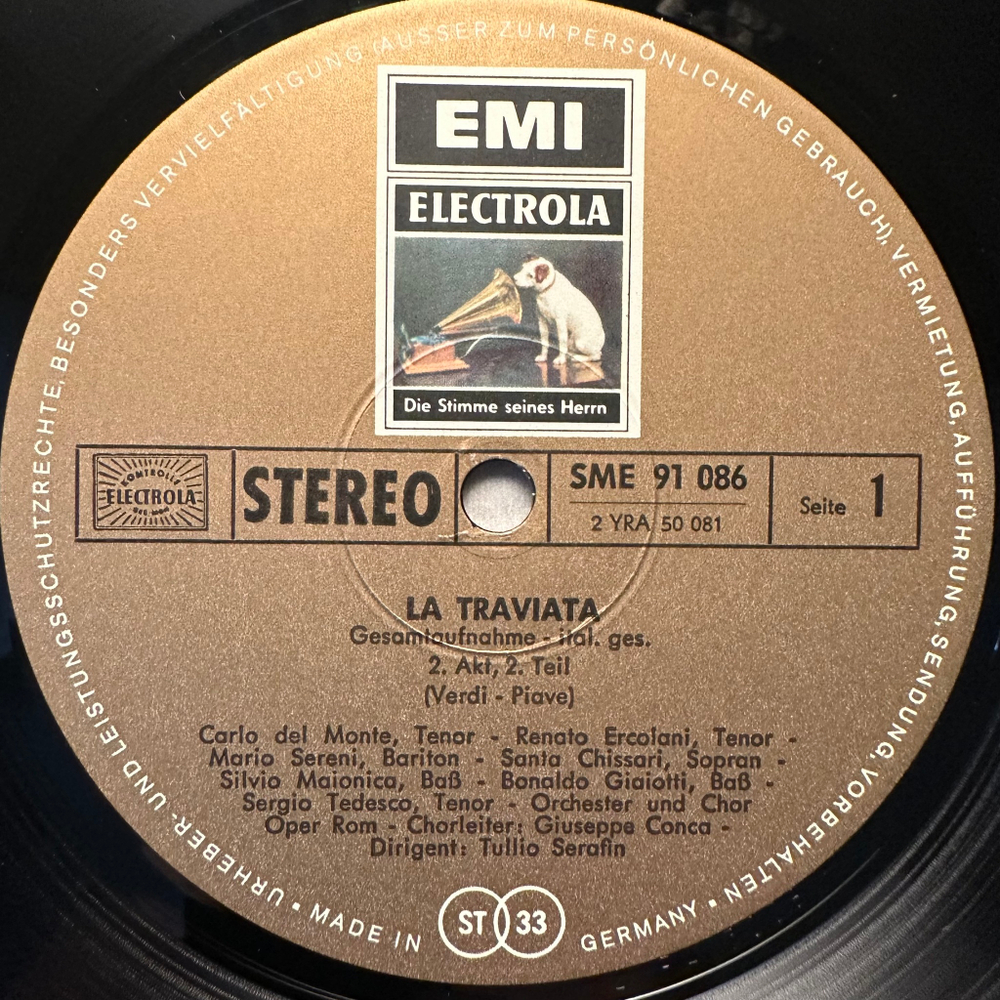 Верди - Травиата 2LP (Германия)