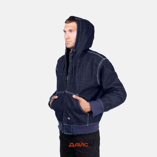 Куртка мужская Dickies Hooded Denim Jacket артикул:DK0A4ZAPRIN1 - купить в магазине Дайс