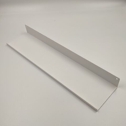 Полка MetaDec Plain настенная прямая, 40х10см белая, 1шт