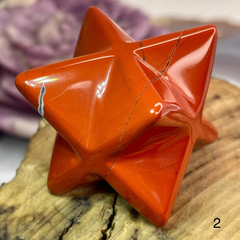 40325 Яшма красная Меркаба 30мм