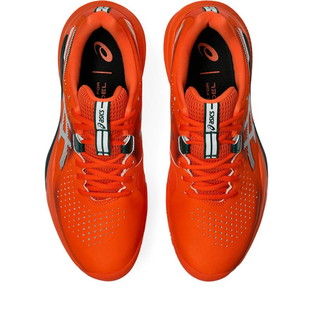 Мужские кроссовки для Падел Asics Gel-Challenger 15 Padel - energy orange/jewel green