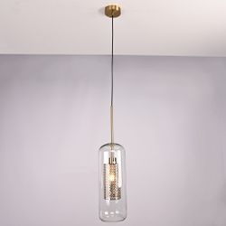 Подвесной светильник CATCH F cylinder brass D15