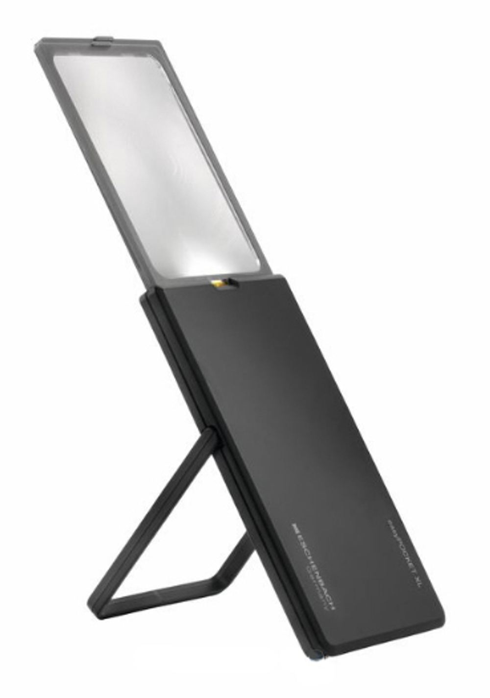 Лупа выдвижная асферическая Eschenbach EasyPocket XL 2,5x, 78x50 мм, с подсветкой, черная - фото 3