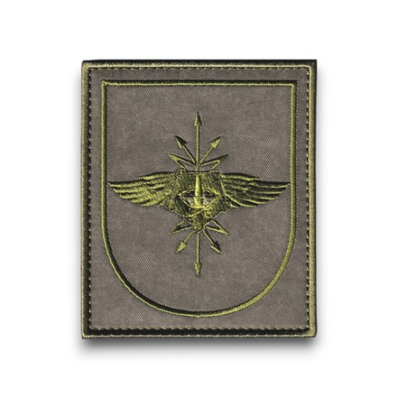 Нашивка ( Шеврон ) На Рукав Войска Связи Центральный Округ ВС РФ Приказ №769 Полевая Оливковая