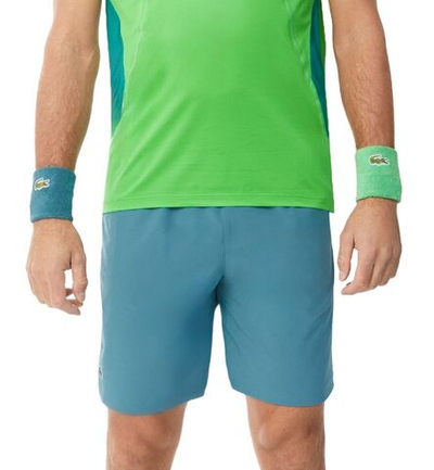 Мужские теннисные шорты Lacoste Tennis x Novak Djokovic Sportsuit Shorts - hydro blue