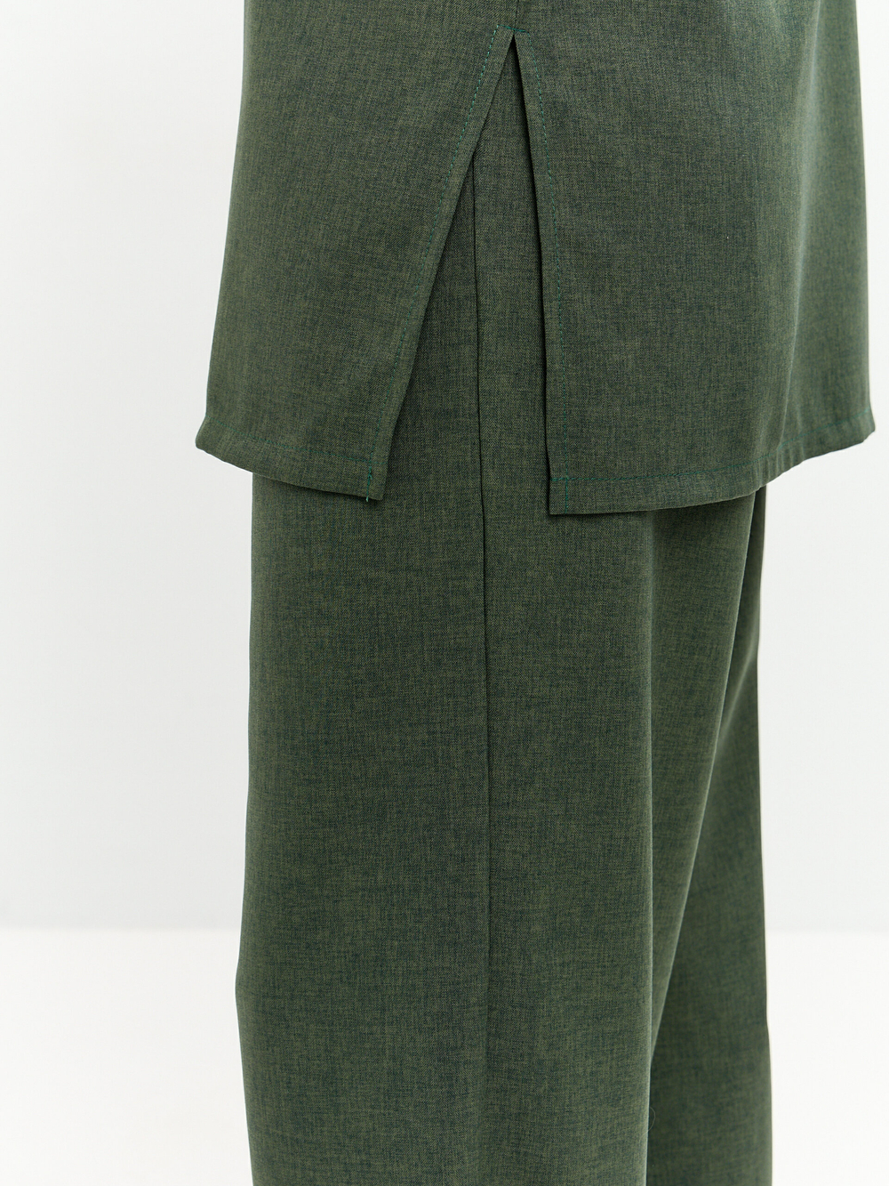 Рубашка Микадо в цвете хвои