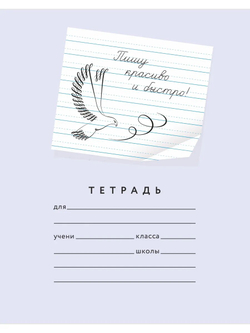 Набор тетрадей "Пишу красиво и быстро!", 24 л, 6 шт