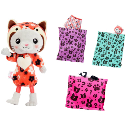 Barbie Cutie Reveal - Chelsea Cat-Panda Doll Red + Pet HRK28 / артикул   HRK27 HRK28  / GTIN 194735178599