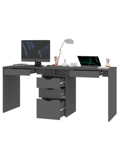 Стол ГРАНД-ЛАВОРО-5 /1800*770*600/ анкор белый / анкор белый