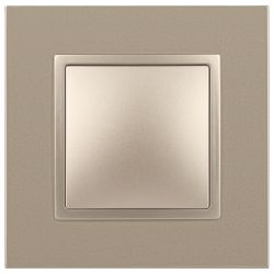 Переключатель ЭРА Elegance 14-1103-04 10АХ-250В IP20 шампань | Розетки и выключатели