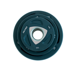 Диск олимпийский полиуретановый 5 кг OKPRO серый лого