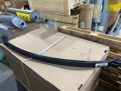 Рессора Г-3302 Б+ перед.2-лист.с сайл.бл.и болтов.хомутами L=1560мм (Конвейер ОРИГИНАЛ)