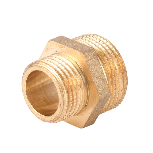 Бочонок переходной латунный AOSKER (ф20/15) 3/4" х 1/2" НР/НР