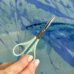 Ножницы и кусачки для флористической проволоки / Набор из двух инструментов для лепки декоративных цветов из сахарной мастики, глины, холодного фарфора