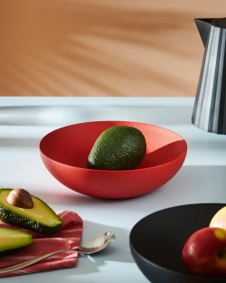 Alessi Миска с двойными стенками черная 25 см