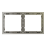 Рамка пластиковая VOLTUM S70 на 2 поста, (шелк)