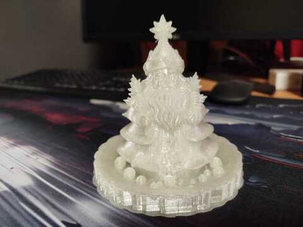 Светящийся в темноте дед Мороз