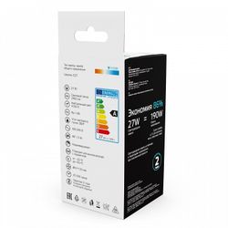 Лампа светодиодная Gauss  E27 27Вт 4100K 40712272