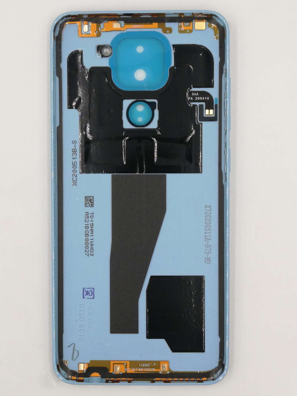 Задняя крышка для Xiaomi Redmi Note 9 (M2003J15SC) Белый