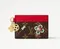Держатель для карт Louis Vuitton Charms, красный