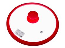 Крышка стеклянная с силиконовым ободом TimA 4622R 22 см