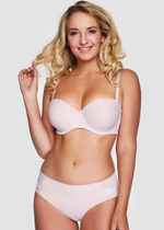 Бюстгальтер-балконет с твёрдой формованной чашкой и эффектом пуш-ап (Размер: 70C) (Цвет: черный)