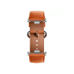 Кожаный сменный браслет Xiaomi Leather Quick Release Strap Coral orange