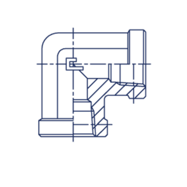 Соединение PS90 NPT 1/8" CAST