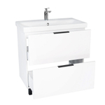 Тумба VIANT "Берлин" MODUO 80 2 ящика белая 441х766х820