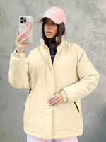 Куртка весенняя удлиненная с капюшоном